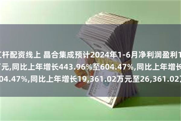 杠杆配资线上 晶合集成预计2024年1-6月净利润盈利15,000万元至22,000万元,同比上年增长443.96%至604.47%,同比上年增长19,361.02万元至26,361.02万元