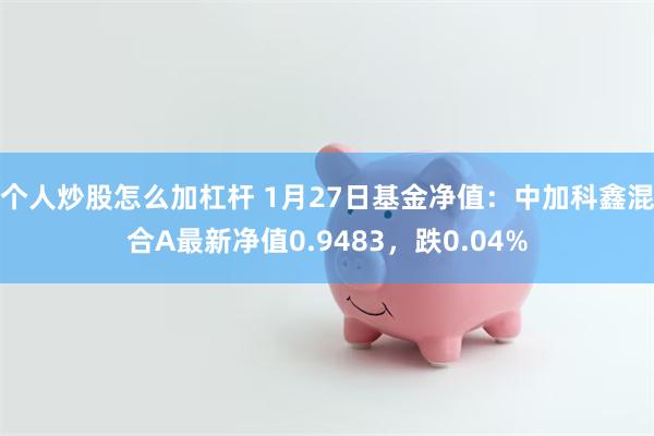 个人炒股怎么加杠杆 1月27日基金净值：中加科鑫混合A最新净值0.9483，跌0.04%