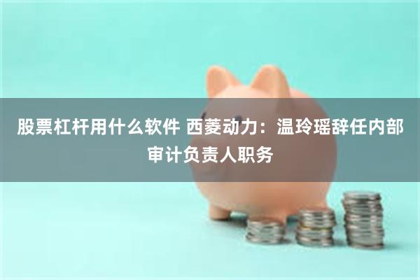 股票杠杆用什么软件 西菱动力：温玲瑶辞任内部审计负责人职务