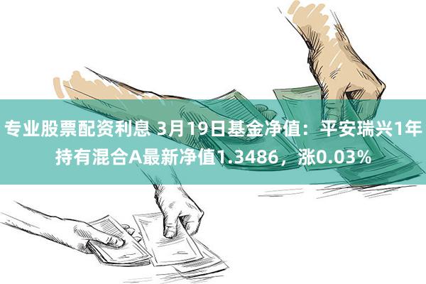 专业股票配资利息 3月19日基金净值：平安瑞兴1年持有混合A最新净值1.3486，涨0.03%